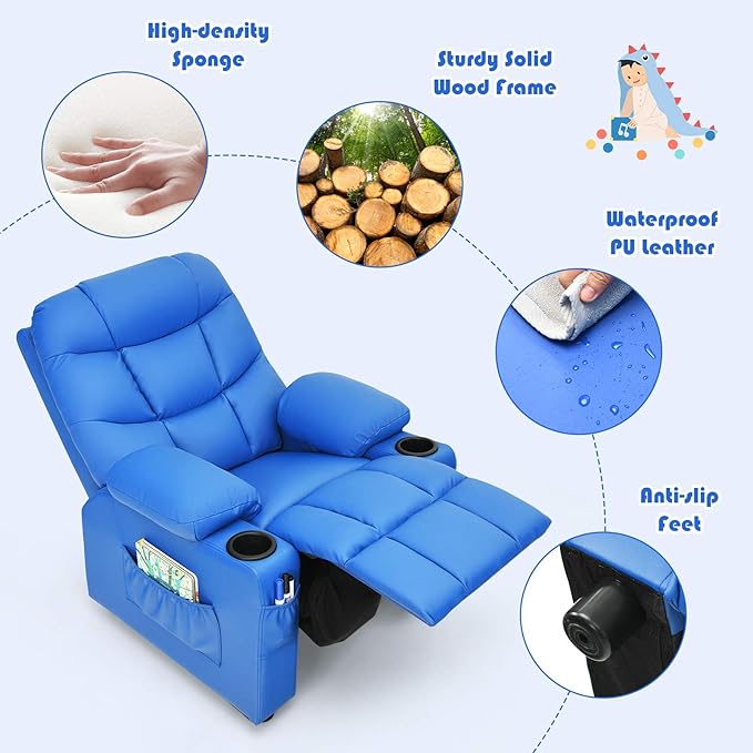 Costzon Kids Recliner Chair - Image 6