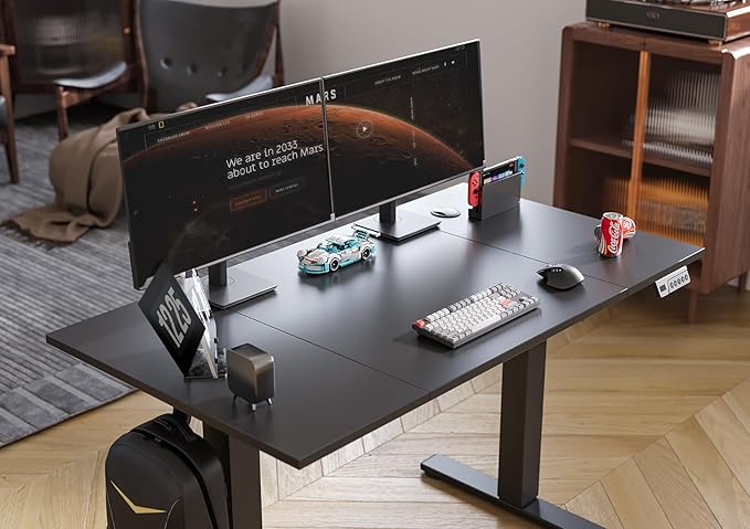Seang Electric Standing Desk Adjustable Height, 48 x 24 Inch Sit Stand Desk - Image 7