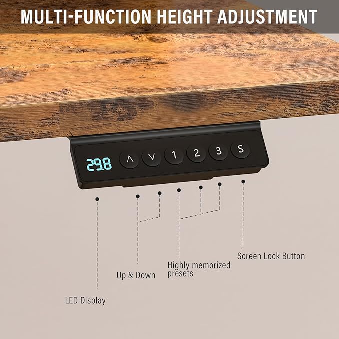 48x30 Inch Electric Standing Desk - Image 5