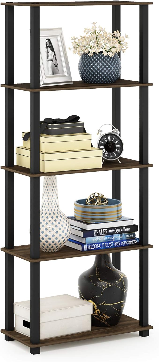 Furinno Turn-N-Tube 5-Tier Multipurpose Shelf / Display Rack / Storage Shelf / by Furinno-FitsYourSpaceFitsYourBudget