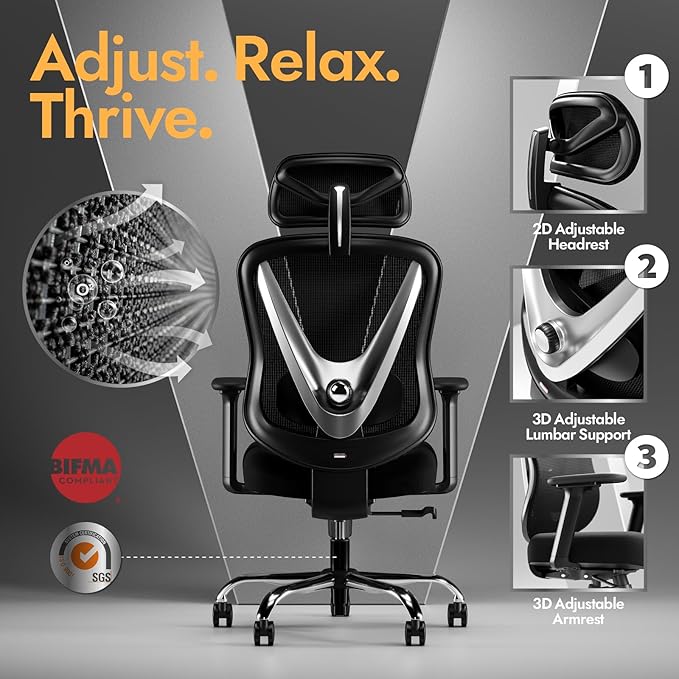 Ergonomic Mesh Office Chair - Image 4