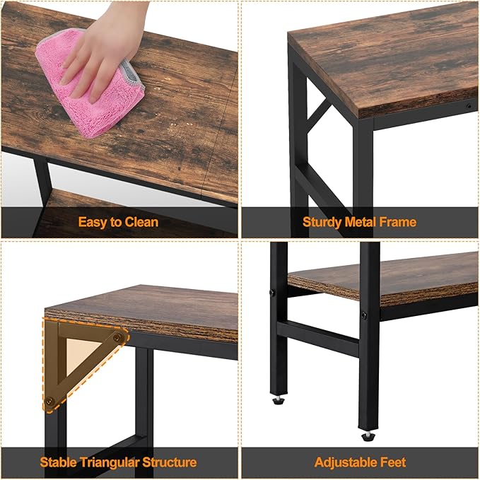 Narrow Console Table, Small Entryway Table - Image 4