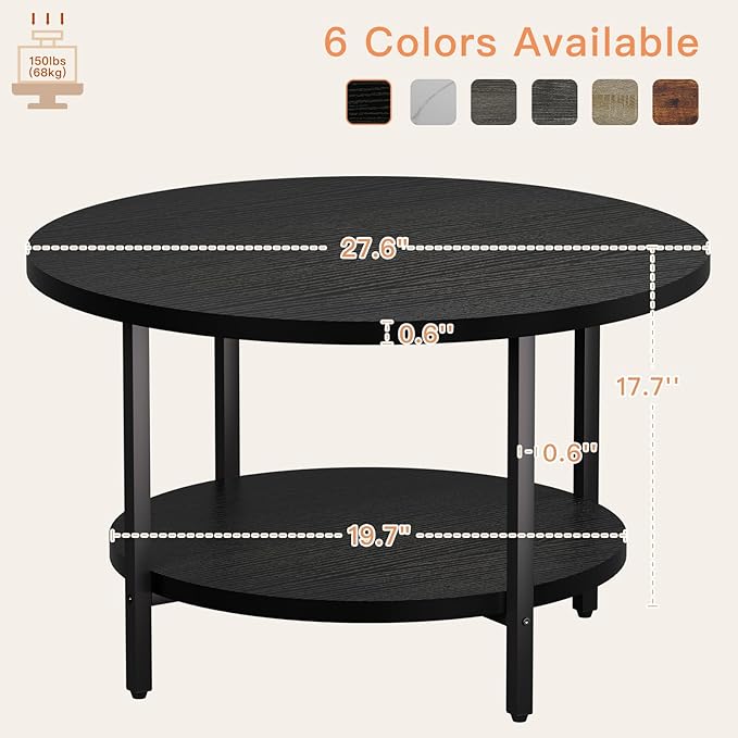 Coffee Table, 2 Tier Coffee Tables - Image 3