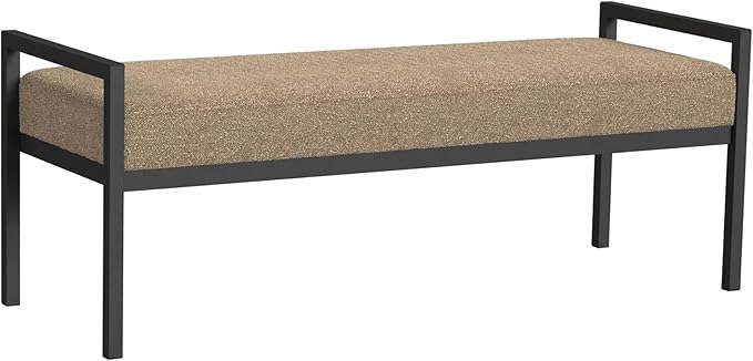 HomePop Modern Metal Bench|Bench by HomePop