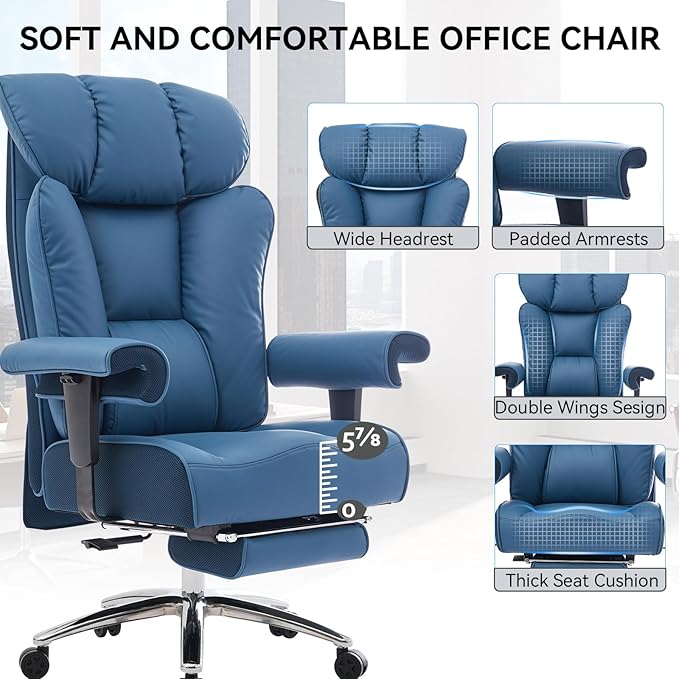 Efomao Ergonomic Office Chair 450LBS - Image 6
