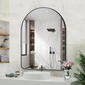 Arched Bathroom Mirror, Wall Mounted Mirror, Living Room, Hanging or Leaning by GLASHOM