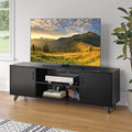 Panana TV Stand for TV up to 50 Inches, 2 Doors Entertainment Center by Panana