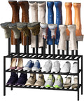 Black Boot Rack, Long Boot Rack Organizer Tall Boots by VIEWCARE