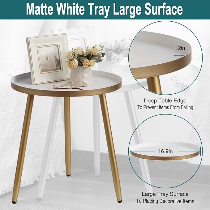 AOJEZOR Side Table: End Table for Any Room - Image 3