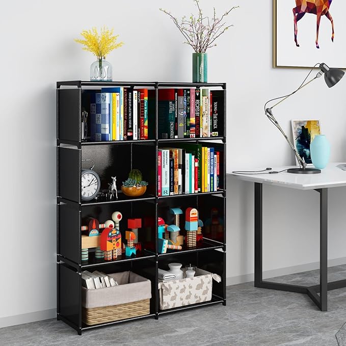 JIUYOTREE 5-Tiers Portable Bookshelf - Image 2