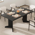 71" Large Dining Table for 6, Farmhouse Kitchen Table by IDEALHOUSE