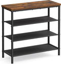 VASAGLE Shoe Rack, 4-Tier Shoe Storage Organizer by VASAGLEbySONGMICSHOME