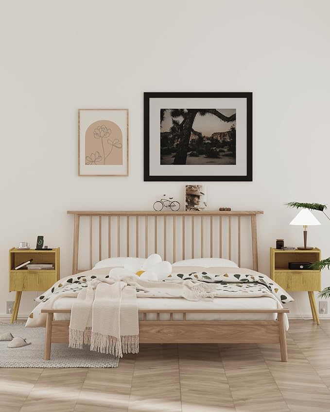 Nightstand, Modern Bedside Table - Image 6