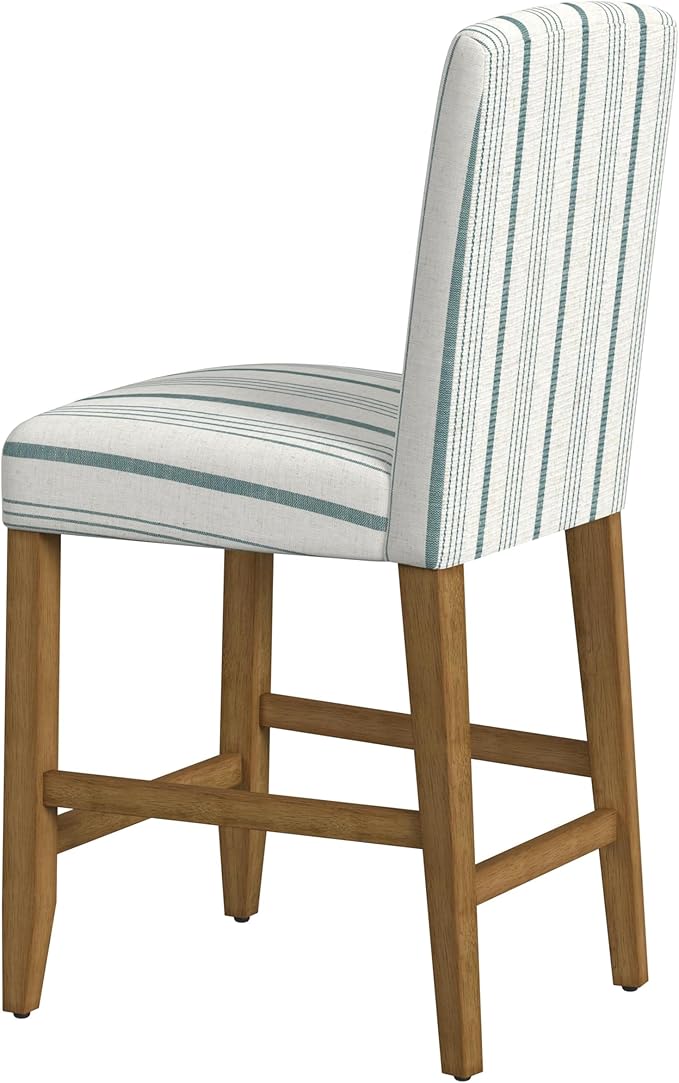 HomePop Curved Back 24" Barstool - Image 6