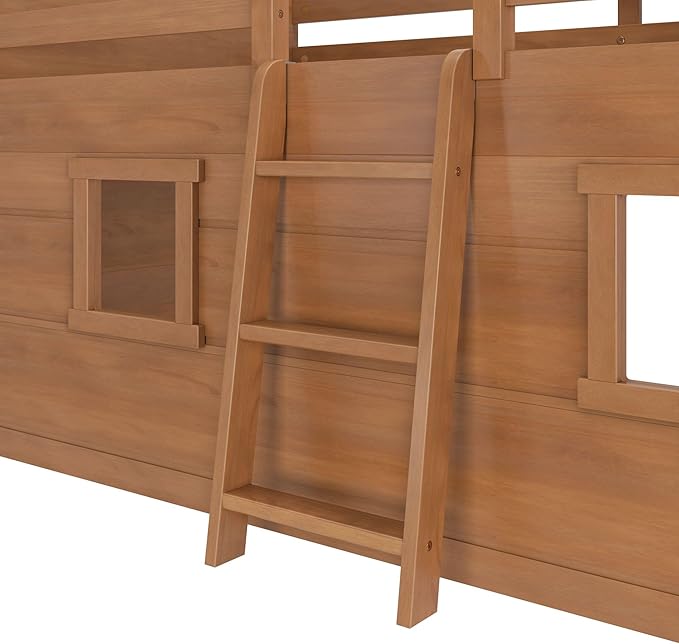 Max & Lily Modern Farmhouse Twin Low Loft Bed - Image 5