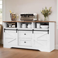 YITAHOME Buffet Cabinet with Drawers, Modern Farmhouse Coffee Bar Station Wood by YITAHOME