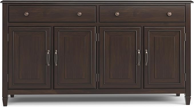 SIMPLIHOME Connaught SOLID WOOD 67 inch Wide Traditional Large Sideboard Buffet - Image 7