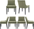 COLAMY Modern Dining Chairs Set of 6, Upholstered Corduroy Accent Side Chairs by COLAMYINC