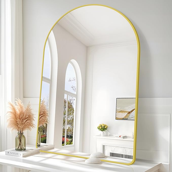 Arched Bathroom Mirror, Wall Mounted Mirror, Living Room, Vertically Hanging - Image 2