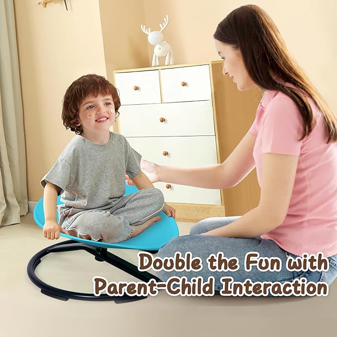 Kids Sensory Spinning Chair for Autism Ages 3+, Sit and Spin Swivel Chair for - Image 2