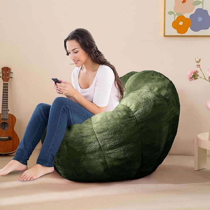 Pumpkin Bean Bag Sofa Chair, Bean Bag Chair - Image 3