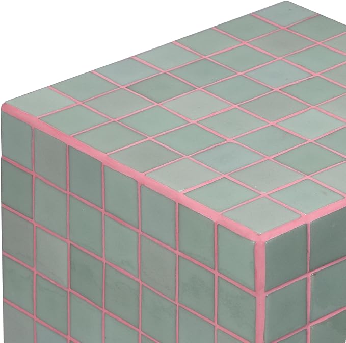 JONATHAN Y END2000F Callista 18" Modern Bohemian Ceramic Tiled Rectangle End - Image 5