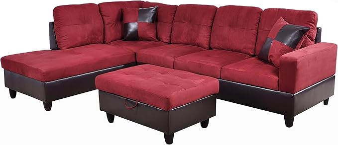 NicBex Sectional Couch 3 Pieces Sofa Set - Image 4