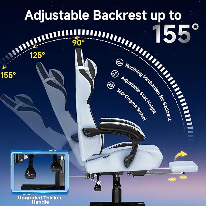 GTPLAYER Gaming Chair, Video Game Chairs - Image 4