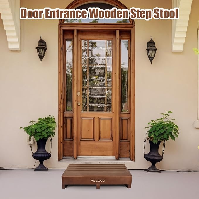 Wooden one Step Stool- Solid Pine Wood Step Riser - Image 5