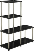 Convenience Concepts Designs2Go 4 tier Multi Shelf "L" Bookshelf by ConvenienceConcepts