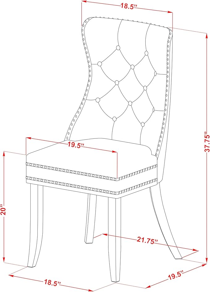 East West Furniture ANDA5-AWA-24 5 Piece Dining Table Set Consists of a Round - Image 12