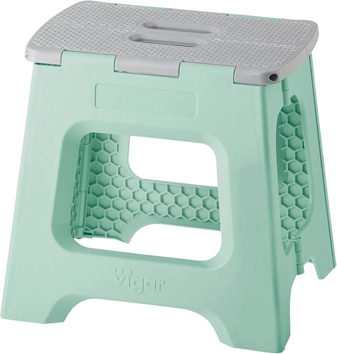 Vigar Compact Step Stool Foldable, 12-1/2-inch Step Stools by VIGAR
