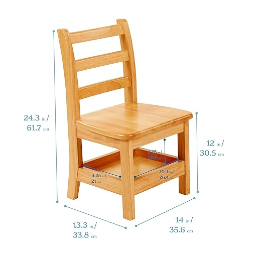 ECR4Kids Three Rung Ladderback Chair - Image 3