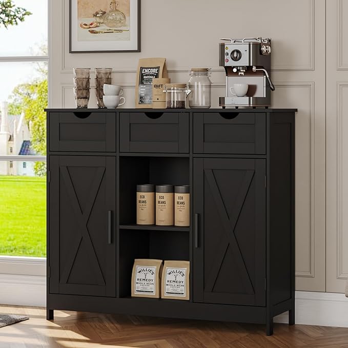 Storage Cabinet, Coffee Bar Cabinet - Image 6