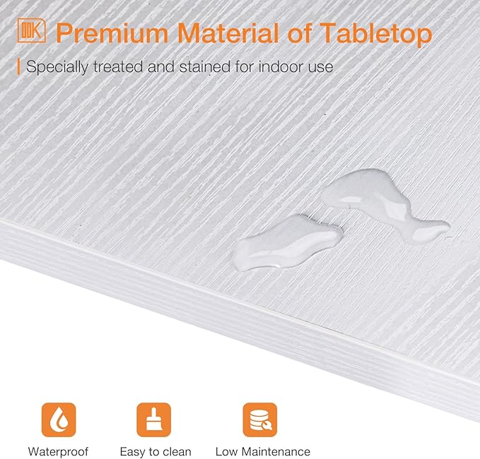 ODK 55 Inch Bar Table, Bar Height Pub Table, Counter Height Bar Table, - Image 5