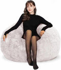 Bean Bag Chairs for Kids Comfy Fluffy Big Joe Bean Bag Chair Cover Without by FunnyFurnitureforYourHous