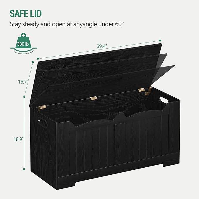 39.4" Storage Chest, Storage Bench Trunk - Image 3