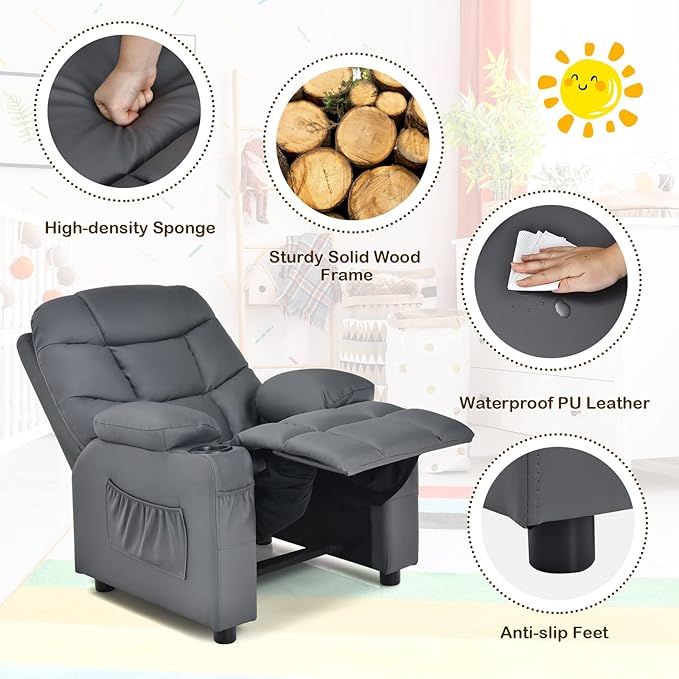 Costzon Kids Recliner Chair - Image 9