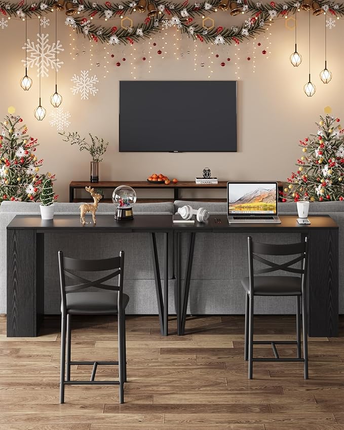GAOMON 3 Piece Bar Table Set for 2, Bar Table and Chairs Set - Image 6