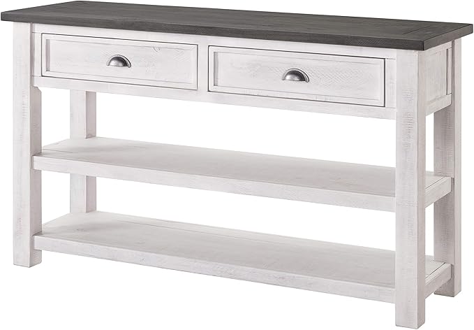 Martin Svensson Home Monterey Solid Wood Sofa Console Table White by MartinSvenssonHome