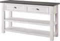 Martin Svensson Home Monterey Solid Wood Sofa Console Table White by MartinSvenssonHome