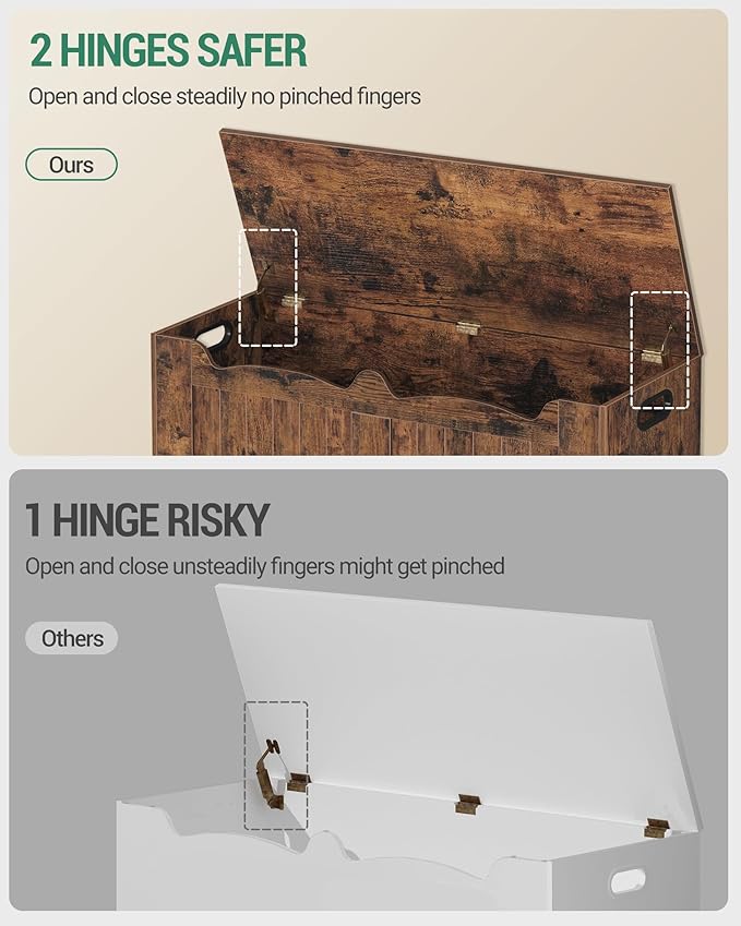 39.4" Storage Chest, Storage Bench Trunk - Image 9