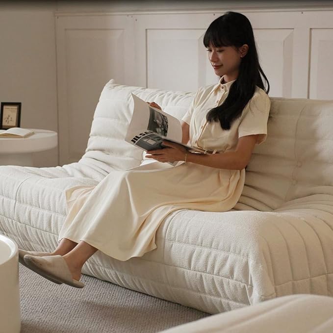 Luxury Sofa Couch Chair, Lazy Floor Seating, Fireside Bean Bag Chair, Ergonomic - Image 7