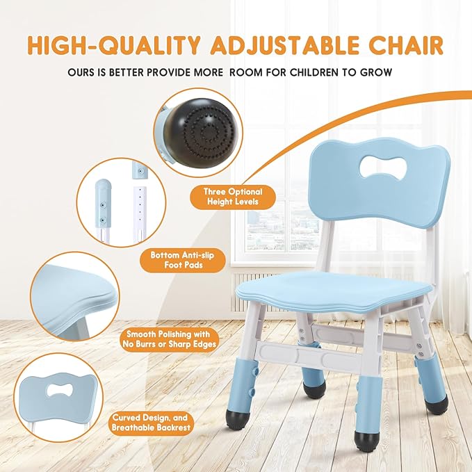 Kids Chair Adjustable Height Children Chairs Suitable - Image 5
