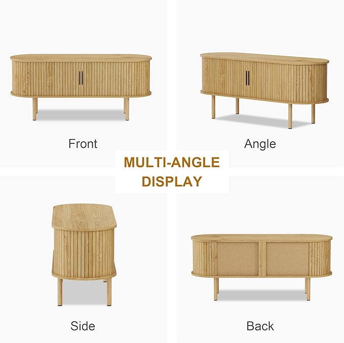 47.2" TV Stand, Modern TV Console Table - Image 8