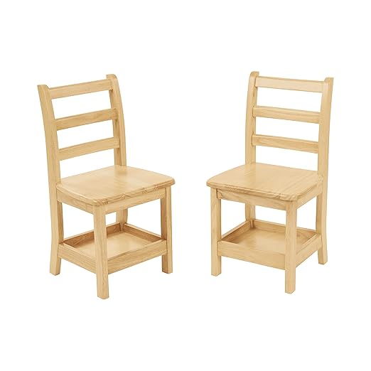 ECR4Kids Three Rung Ladderback Chair by ECR4Kids