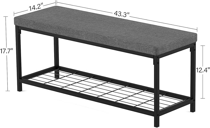 Shoe Bench, Entryway Bench - Image 2