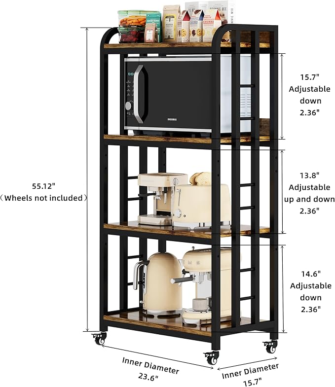 4-Tier Kitchen Baker's Rack - Image 2