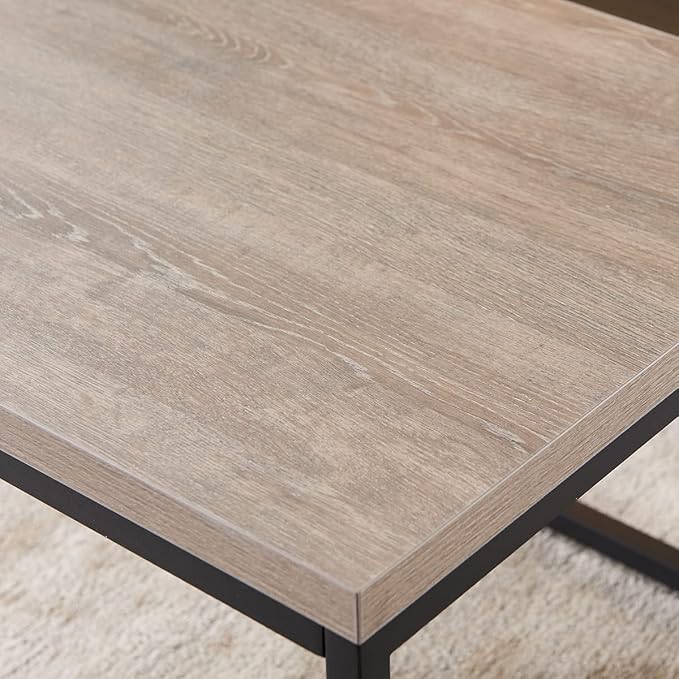 CENSI 18-Inch Grey Wash Accent End Table/Side Table - Image 6