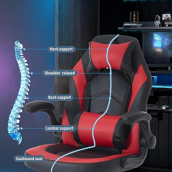 OLIXIS Computer Gaming Desk Chair - Image 4